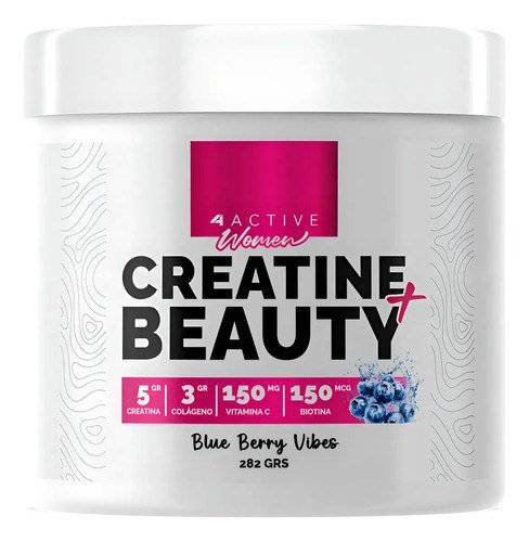 4ACTIVE Women Creatine + Beauty 282 g (con colágeno)