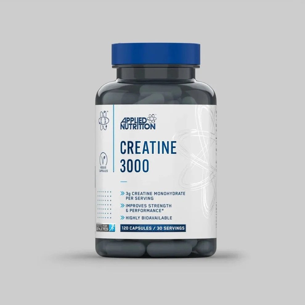 Creatina monohidratada Applied Nutrition 3000 120 capsulas