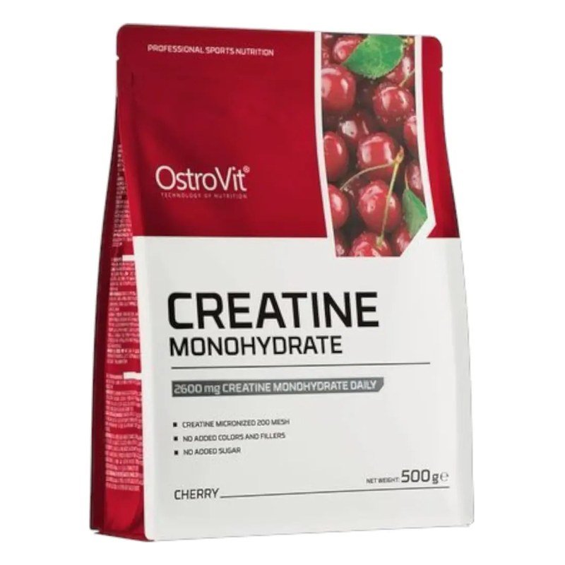 OstroVit Creatine Monohydrate 500 g sabor cherry