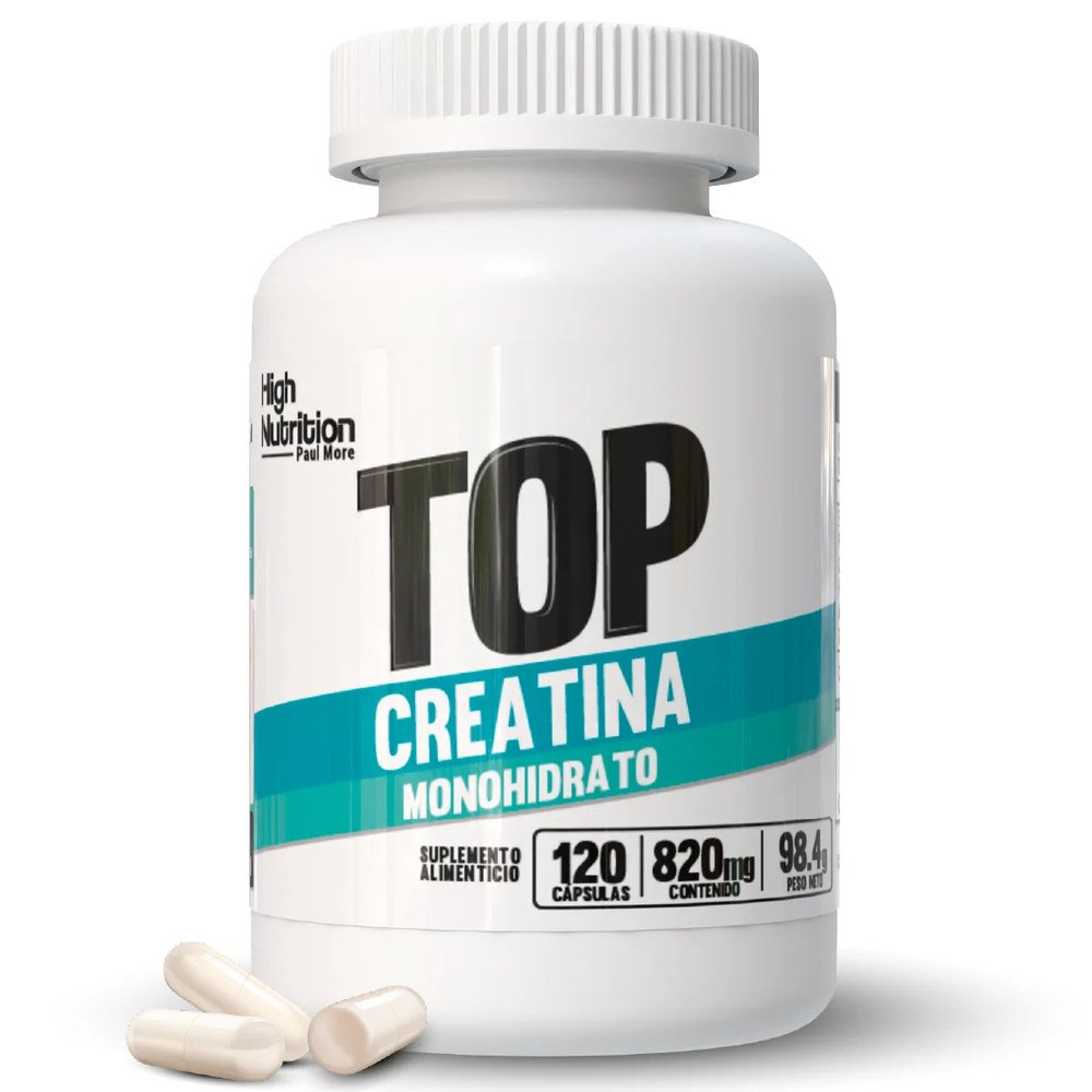 Creatina monohidratada Paul More 120 capsulas